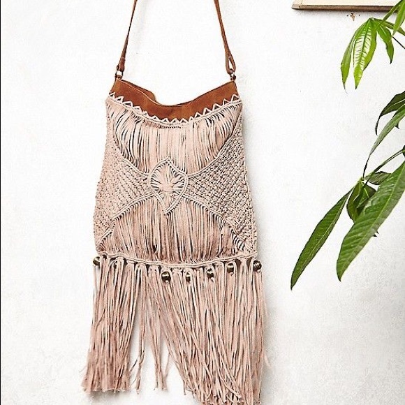 Free People Handbags - Free People Cascading Fringe Cross Body